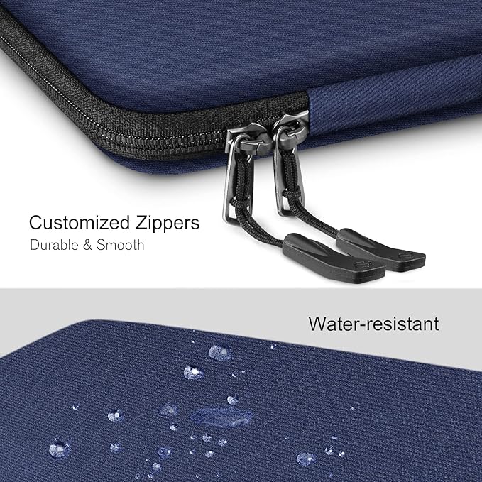 FINPAC Hard Laptop Sleeve Case for 13 inch MacBook Air M4 2025 M3 2024, 14 inch MacBook Pro M4/M3/M2/M1 A2918 A2992 A2779 A2442, 13'' Air/Pro, Waterproof Case for Dell, Surface Laptop, HP, Acer, Navy