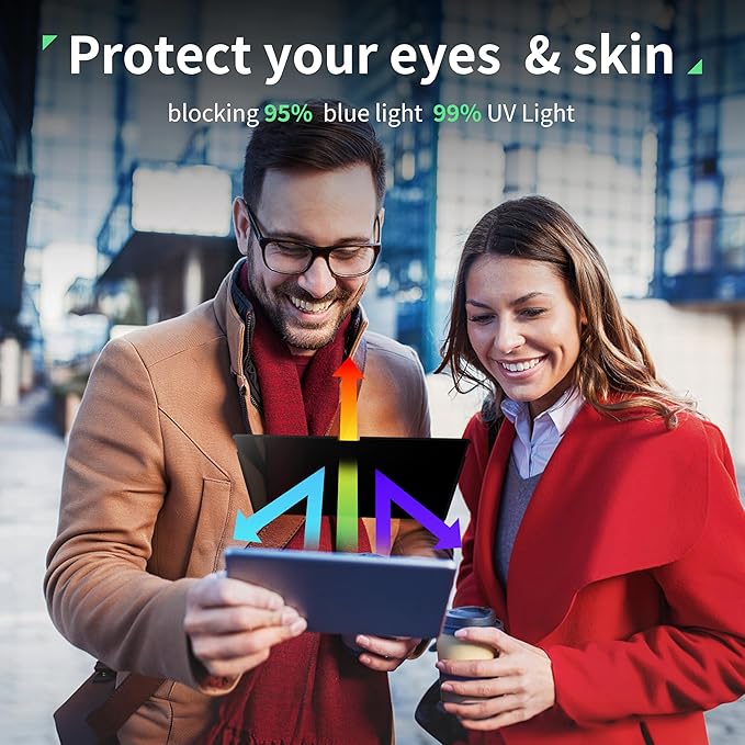 Privacy Screen Protector for Surface Pro 11/10/9/8/X -13 Inch, Anti Glare Filter, Anti Blue Light Film, Nano Removable Shield Microsoft Pro 9 Accessories, Reusable Cover Matte Bubble Free Guard