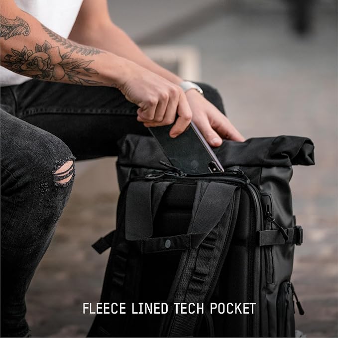 WANDRD PRVKE 21L, V3 Backpack: Weather-Resistant Travel & Camera Backpack with Laptop Sleeve, Quick Side Access, Clamshell Opening – Ideal Photography & Travel Bag (Wastach Green)