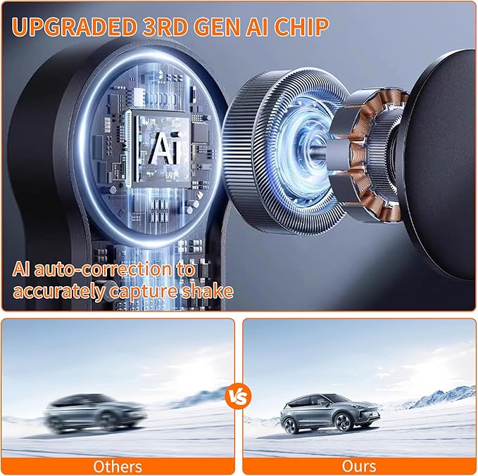 71" Selfie Stick Tripod for iPhone/Android, Auto Face Tracking Tripods with Light, Upgrade Strong Gimbal Stabilizer 360 Rotation with Remote for Content Creator Vlog Live StreamIing Video Record