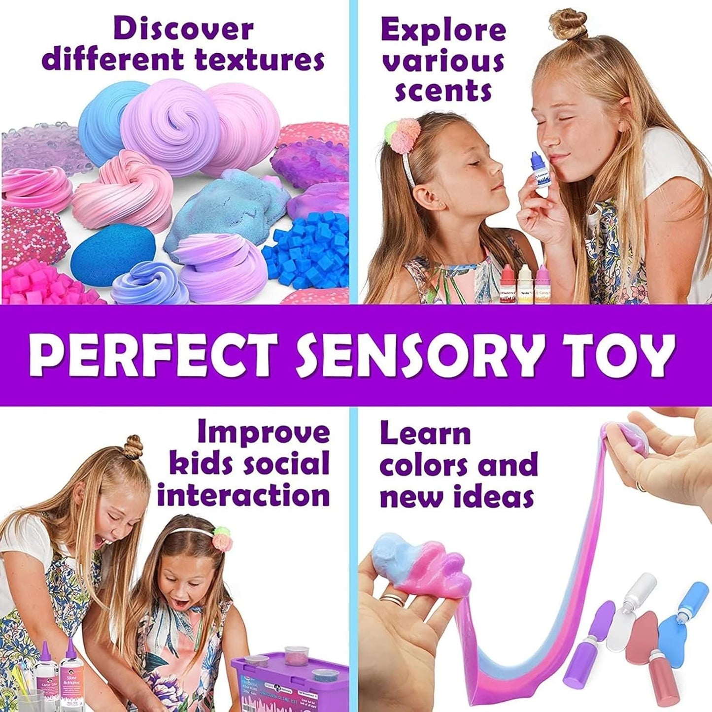 Original Stationery DIY Unicorn Slime Kit for Girls 7+ - Make Glow-in-The-Dark Slime - Fun Family Activity & Birthday Present