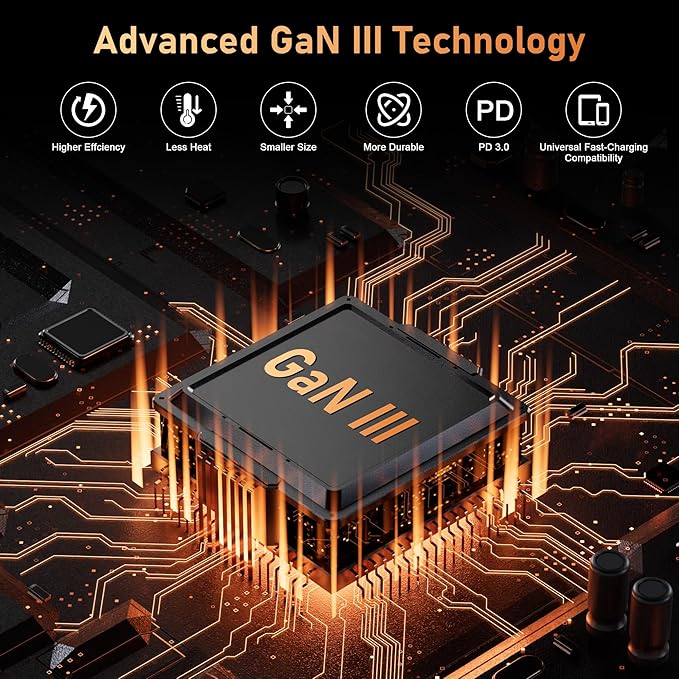 Travel Plug Adapter, 65W Fast GaN Travel Charger, International Plug Adapter with 3 USB-C PD and 1 USB-A QC with US/EU/UK/AU Convenient for iPhone,Samsung,Laptops