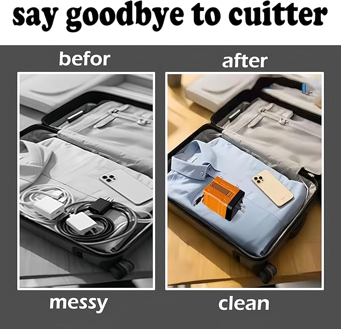 2 in 1 Fast Charger 120W, 2026 New Scalable Retractable 120w Fast Charger Module, All in 1 Foldable Charging Adapter Wall Plug for Phone,Tablet,Laptops (Blue)