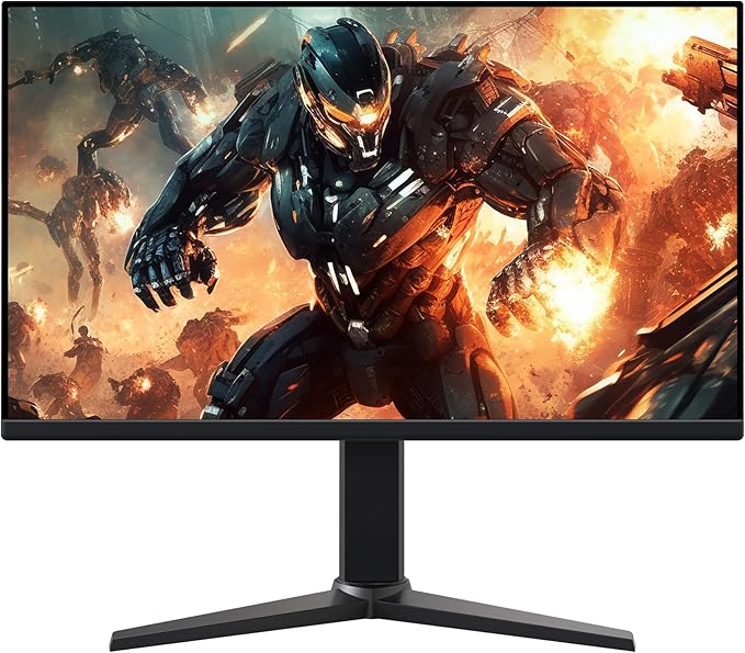 Amazon Basics 24 inch Gaming Monitor, FHD 1080P, 165Hz, VESA Compatible, Adaptive sync, 1ms Response, Black