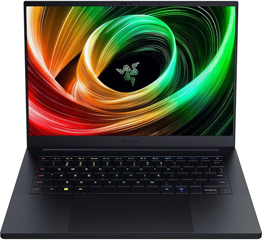 Razer Blade 14 (2025) Gaming Laptop: NVIDIA GeForce RTX 5070 - AMD Ryzen AI 9 365 CPU - 3K 120Hz OLED Display - 64GB LPDDR5X RAM - 2TB SSD - Thin & Lightweight - Chroma RGB - Windows - Black