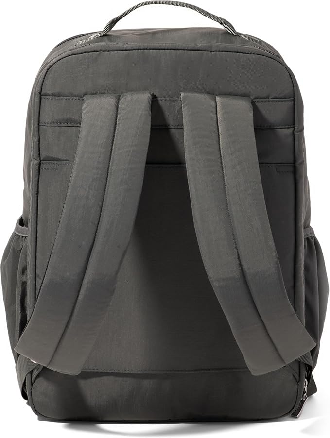 Baggallini Everyday Laptop Backpack - 11x15.5 Lightweight Water-Repellent Nylon Travel Bag w/Padded Laptop Sleeve & RFID