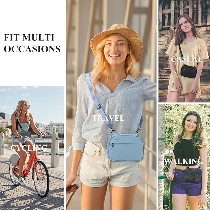 MAXTOP Small Crossbody Bags for Women Belt Bag Fanny Pack with Adjustable Strap