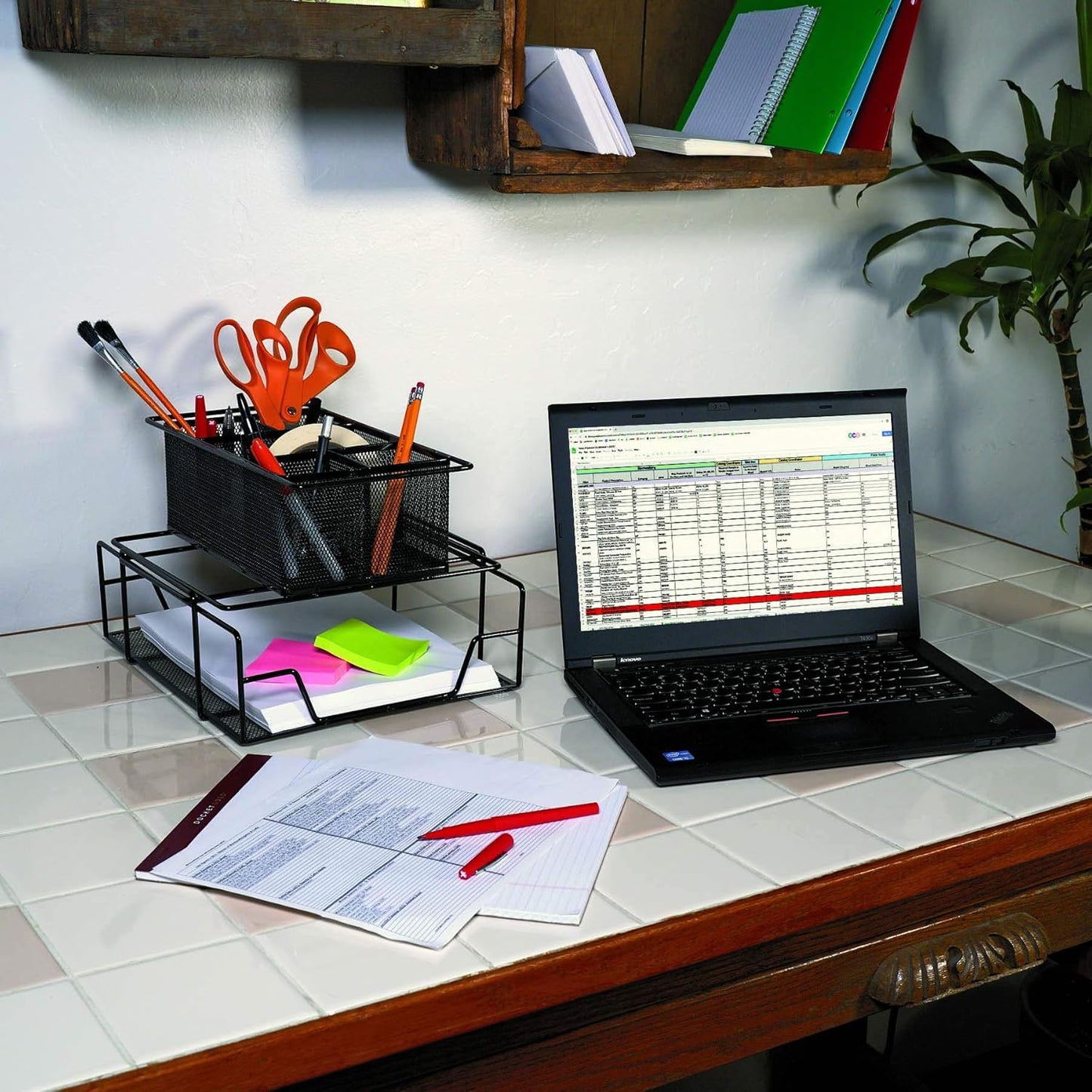 Really Good Stuff Group Materials Caddy (Black)