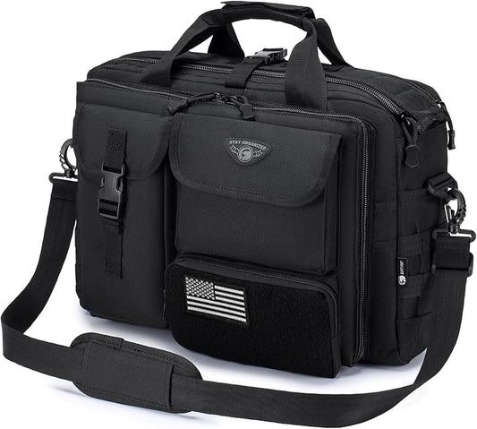 Stypos Tactical Messenger Bag Briefcase for Man Military Laptop Bag 14 Inch/15.6 Inch /17.3 Inch Messenger Shoulder Work Bag