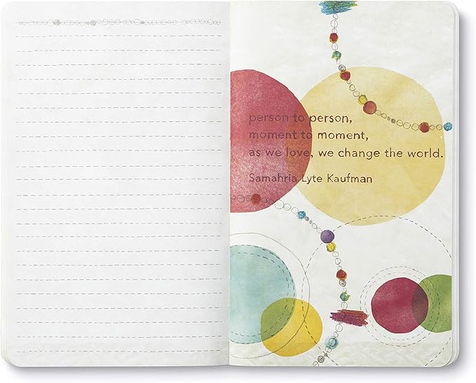 Compendium Softcover Journal - Make the World a Little Kinder. – A Write Now Journal with 128 Lined Pages, 5″W x 8″H