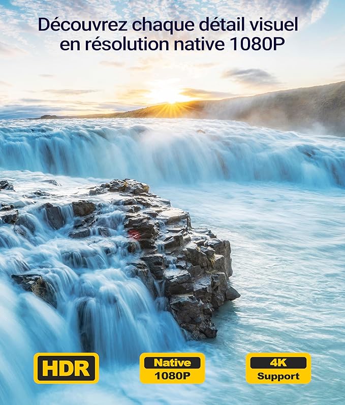 AllPlay Netflix-Licensed Smart Projector with Google TV | Native 1080p Full HD | Auto Focus & Keystone | Dolby Audio | WiFi & Bluetooth | Portable Home Theater Kit