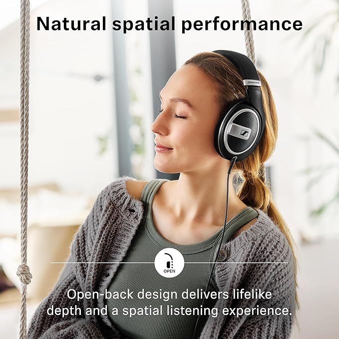 Sennheiser HD 599 SE Around Ear Open Back Headphone - Black