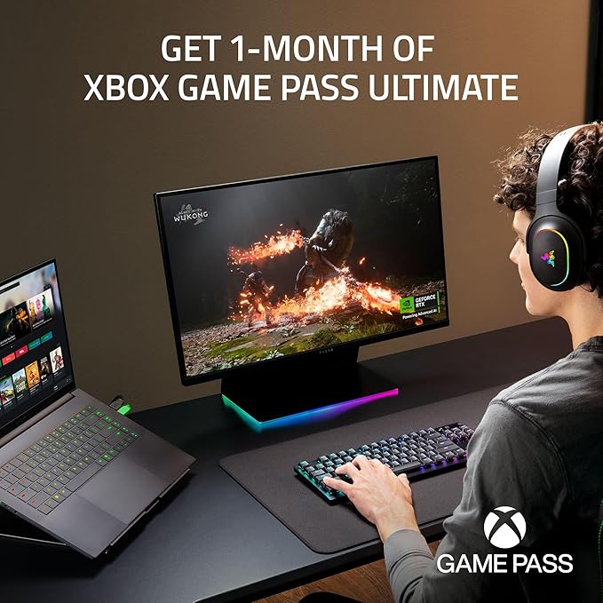 Razer Blade 14 (2025) Gaming Laptop: NVIDIA GeForce RTX 5070 - AMD Ryzen AI 9 365 CPU - 3K 120Hz OLED Display - 32GB LPDDR5X RAM - 1TB SSD - Thin & Lightweight - Chroma RGB - Windows - Black