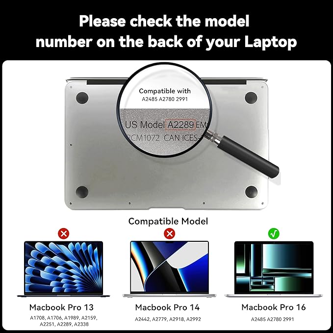 IPROKKO 360° Privacy Screen MacBook Pro 16 inch (2021, 2022, 2023, 2024, 2025, M1, M2, M3, M4, Pro, Max), Matte Anti Glare Blue Light 16" Mac Scratch Resistant Laptop Screen Protector Filter