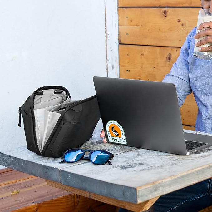 Peak Design Tech Pouch, Black, Electronics Organizer for Travel or Everyday Carry, Origami-Style Storage, Cable Pass-Through, Weatherproof Recycled Nylon, Gear Carry Bag for Men and Women