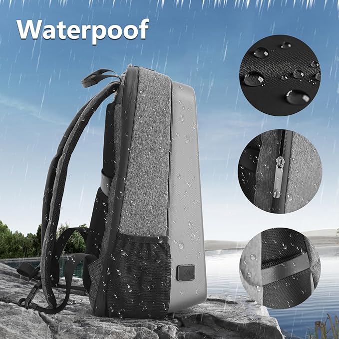 30L Travel Laptop Backpack with Junction Box & USB Charging Port, Travel Carry on Backpack for Women Men, TSA Lock Water Resistant Middle High School College Backpack fits 16 Inch Laptop