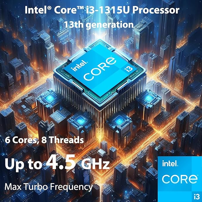 ASUS Vivobook Laptop 2025 Ultra Portable Business Computer, 14" FHD Display, 16GB RAM, 1TB Storage (512GB SSD + 500GB Ext), 6-Core Intel i3-1315U, MarxsolAccessory, Win 11 Pro, Lifetime Office 2024