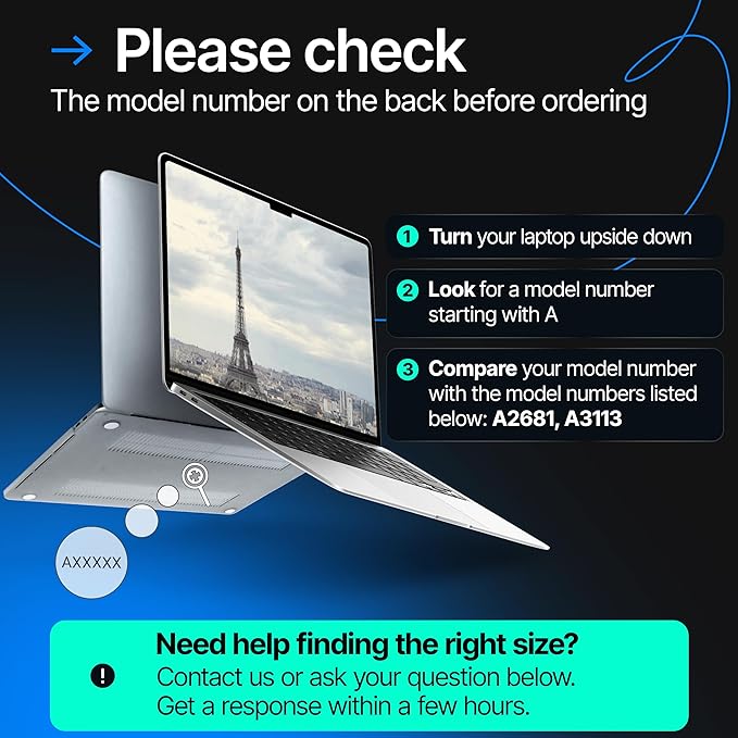 Magnetic Privacy Screen Compatible with MacBook Air 13.6" 2022, 2023, 2024, M2, M3 Anti-Blue Light Laptop Screen Protector Filter Blue Light Blocking Filter