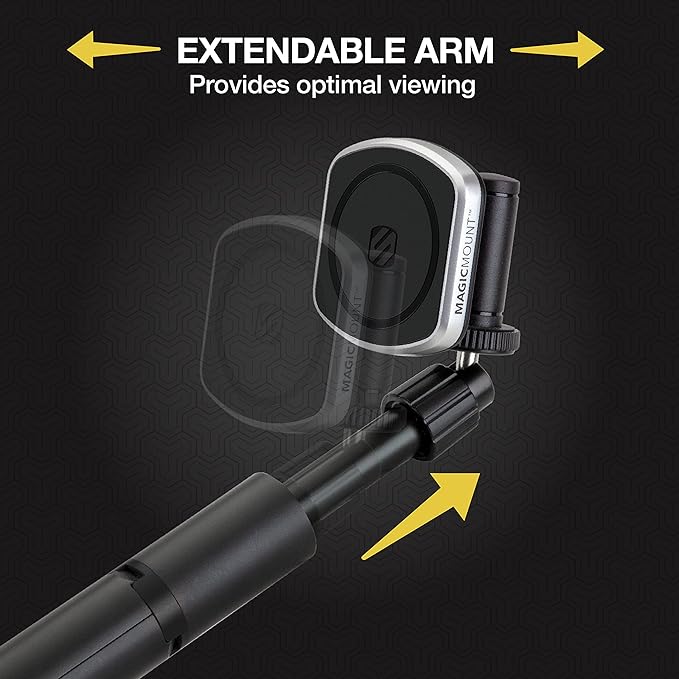 Scosche MP2TR1-SP MagicMount Pro 2 Tripod/Selfie Stick Phone Mount with Adjustable Arm