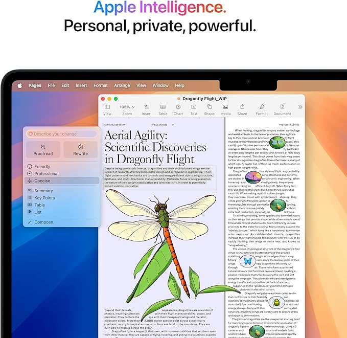 Apple 2025 MacBook Air 13-inch Laptop with M4 chip: Built for Apple Intelligence, 13.6-inch Liquid Retina Display, 24GB Unified Memory, 512GB SSD Storage, 12MP Center Stage Camera, Touch ID; Midnight