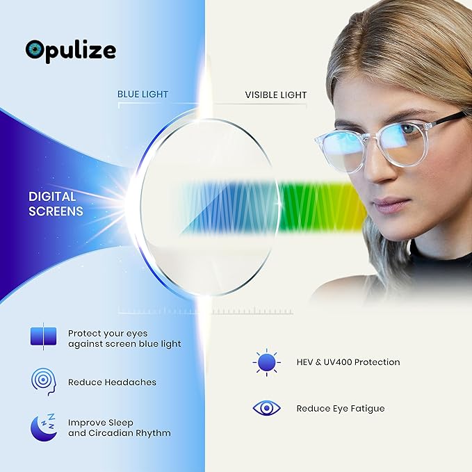 OPULIZE SEE Reading Glasses with Blue Light Blocking for Women and Men, Narrow Frame, Spring Hinges, Computer Gaming Glasses, Black,Turquoise +2.5 (Pack of 2)