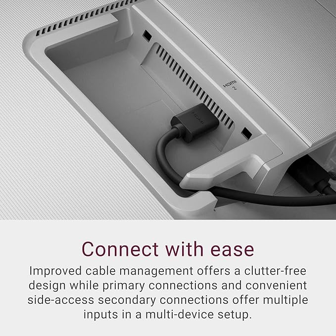 Dell S2425HS Monitor - 23.8 Inch, FHD (1920x1080) Display, 100Hz Refresh Rate 1500:1 Contrast Ratio, TÜV Rheinland Eye Comfort 4 Star, Integrated 2x5W Speaker, Height/Tilt/Swivel/Pivot - Ash White