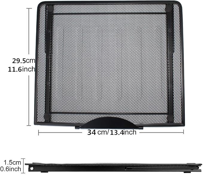 13.4x11.6inch Large Stand Ventilated Adjustable Light Box Laptop Pad Stand, Multifunction Tracing Holder for Ipad A3 A4 LED Tracing Light Pad Tablet Tracer