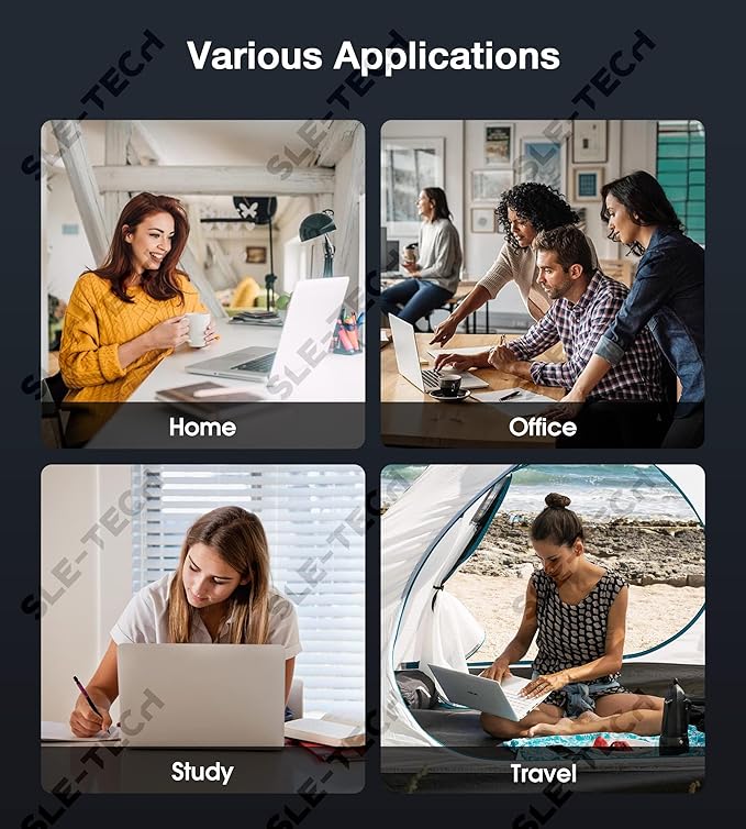 SLE-TECH Universal Chromebook Charger USB C 65W Compatible with Hp Chroembook Lenovo Thinkpad/Yoga Dell Chromebook 3100 Asus,Samsung,Acer,Google Series Type C Power Cord