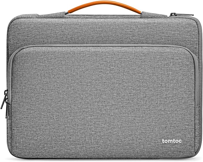 tomtoc 360 Protective Laptop Carrying Case Compatible with 14-inch MacBook Pro M5/M4/M3/M2/M1 Pro/Max 2025-2021, 12.9-13 Inch iPad Pro/Air, Water-Resistant MacBook Accessory Bag Sleeve