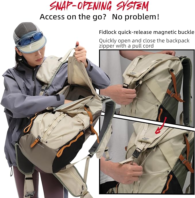 VSGO Pocket Ranger Expandable 25L-33L Photography & Outdoor Backpack – Lightweight Camera Bag for Hiking, Mountaineering, Travel