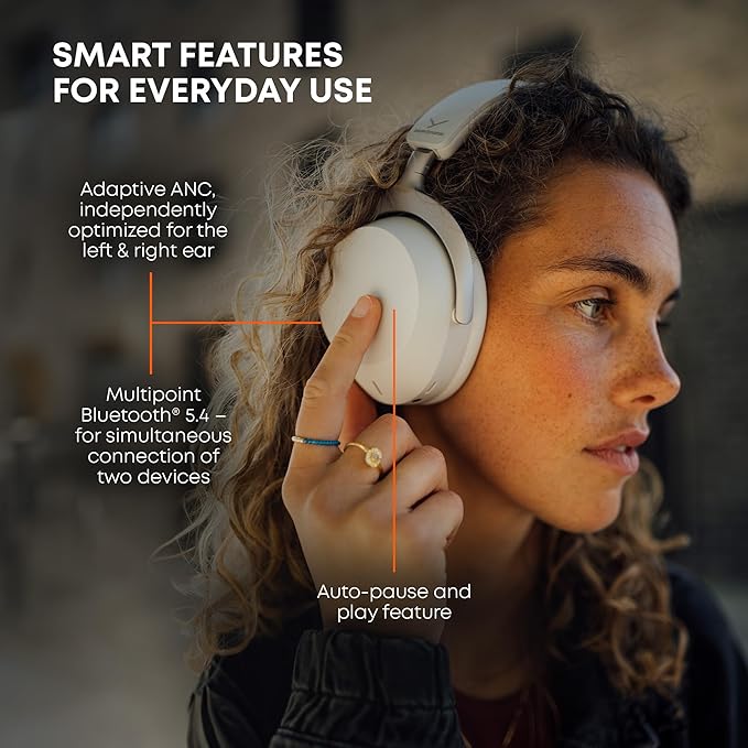 beyerdynamic AVENTHO 300 Wireless Over-Ear Headphones with ANC, Dolby Atmos and Head Tracking (Nordic Grey)