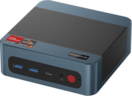 BOSGAME P3 Lite Mini PC Gaming Computers Ryzen 7 6800H, Radeon 680M Graphics, 32GB DDR5 RAM, 1TB PCIe 4.0x4 SSD,Triple Display (HDMI/DP/USB4),USB4 8K 60Hz,WiFi 6E,BT5.2,Dual 2.5GbE LAN