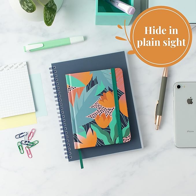 Rileys & Co. Password Book with Alphabetical Tabs, Password Keeper, Password Books for Seniors, Password Notebook for Internet Login, Website, Username (6 x 5 Inches, Floral)