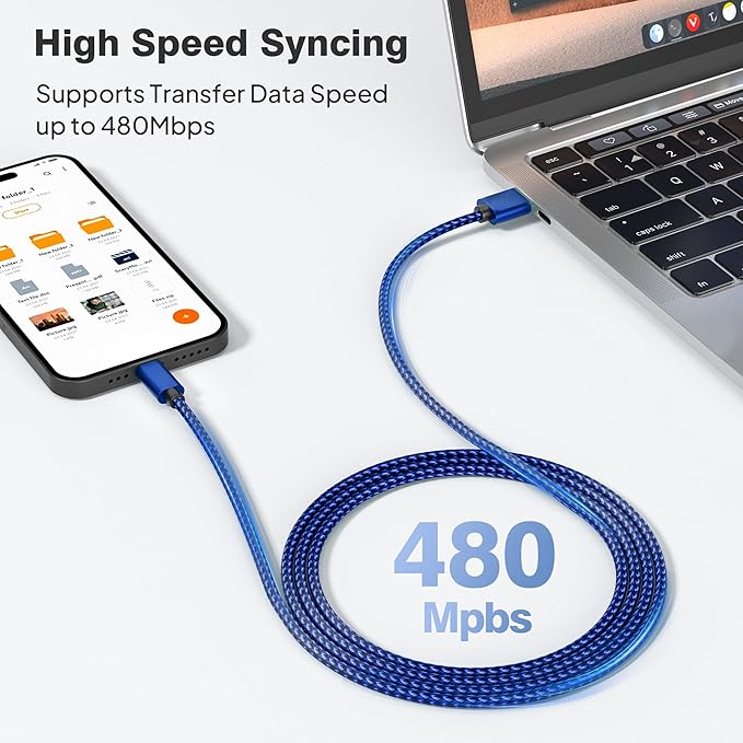 Elebase for Samsung Galaxy S25 Charger Cable 1.5/3.3/6.6FT 3Pack,USB A to Type C Charging Cord for Car,S24 S23 S22 Tab S10 S9 S8 S7 A9 A8 A7 Plus Ultra FE,Z Flip Fold,Kindle Fire HD Paperwhite Scribe