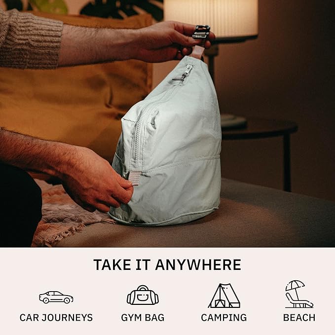 trtl Packing Pods, Sea Foam - Packing Cubes for Travel - Organizer Bags for Luggage to Maximize Space in Suitcase - Travel Packing Organizers - Includes Carry Strap - Comes with 3 Cube Sizes - 3 Pack