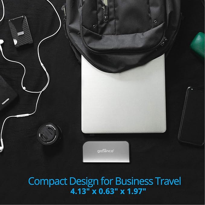 gofanco USB-C Dual Video Xpanding (VXP) with PD 3.0 Charging – DP Alt Mode Required, Thunderbolt 3 Compatible, Dual Monitor Panoramic 3840x1080 View Adapter - USB C to mDP/DP & HDMI - Windows & macOS