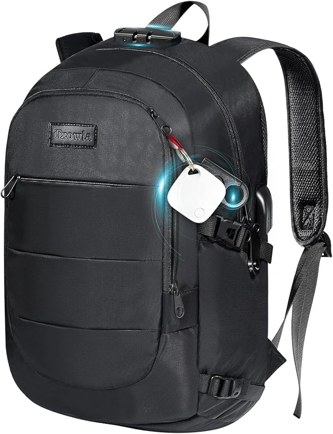 Tzowla 35 Liter Anti Theft with Tracker Tag and USB Charging Port Laptop Backpack