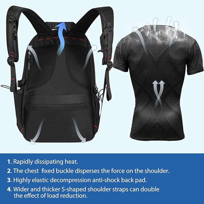 Travel Backpack for Men Women Airline Approved Anti Theft Carry on Backpack with Shoes Compartment USB Charging Port, Waterproof 60L Large Business Hiking Laptop Gym Bag for 17 Inch Laptop