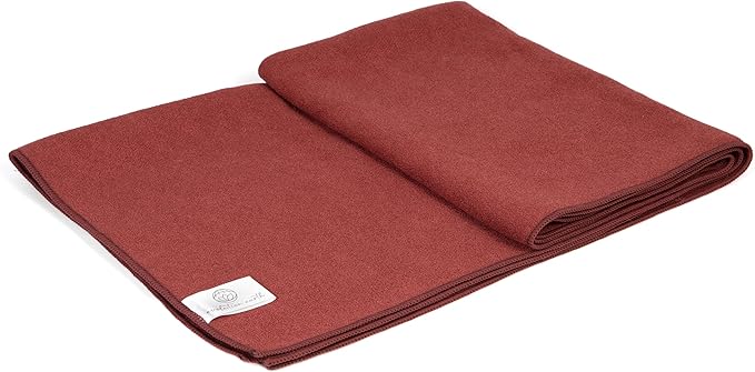 Yoga Mat Towel - Double Sided Microfiber Yoga Towel - Sweat Absorbent Non Slip Hot Yoga Towel - Lightweight, Quick Drying Pilates and Bikram Sweat Towel - 73''L x 26''W, Sedona