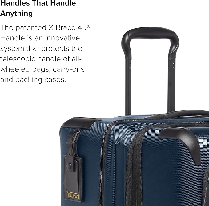 TUMI - Aerotour 4 Wheel Expandable Luggage - Men's and Women's Lightweight Business and Leisure Travel Suitcase - 31" Extended Trip Expandable Packing Case, Navy