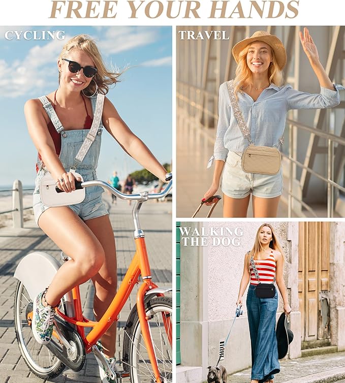 MAXTOP Small Crossbody Bags for Women Belt Bag Fanny Pack with Adjustable Strap