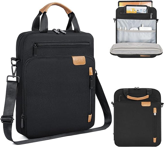 9-11 Inch Tablet Sleeve Bag, Padded Protective Travel Carrying Case for iPad Pro M4 11", iPad Air M2 5/4th 10.9", Air 3th 10.5", iPad 10th 10.9", 9/8/7th 10.2", Galaxy Tab A9+/A8/A7/S8/S7