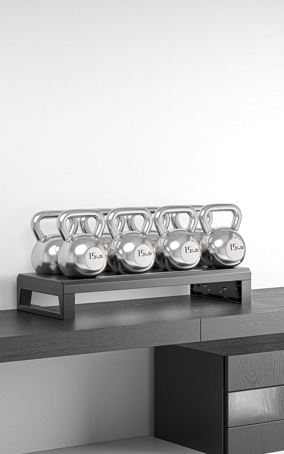 Computer monitor stand Laptop Desk Shelf & Monitor Riser ，27.55 inches long desk riser Monitors/PC/Laptop/Computer Space Saver Organizer (Basic Version, 700mm)