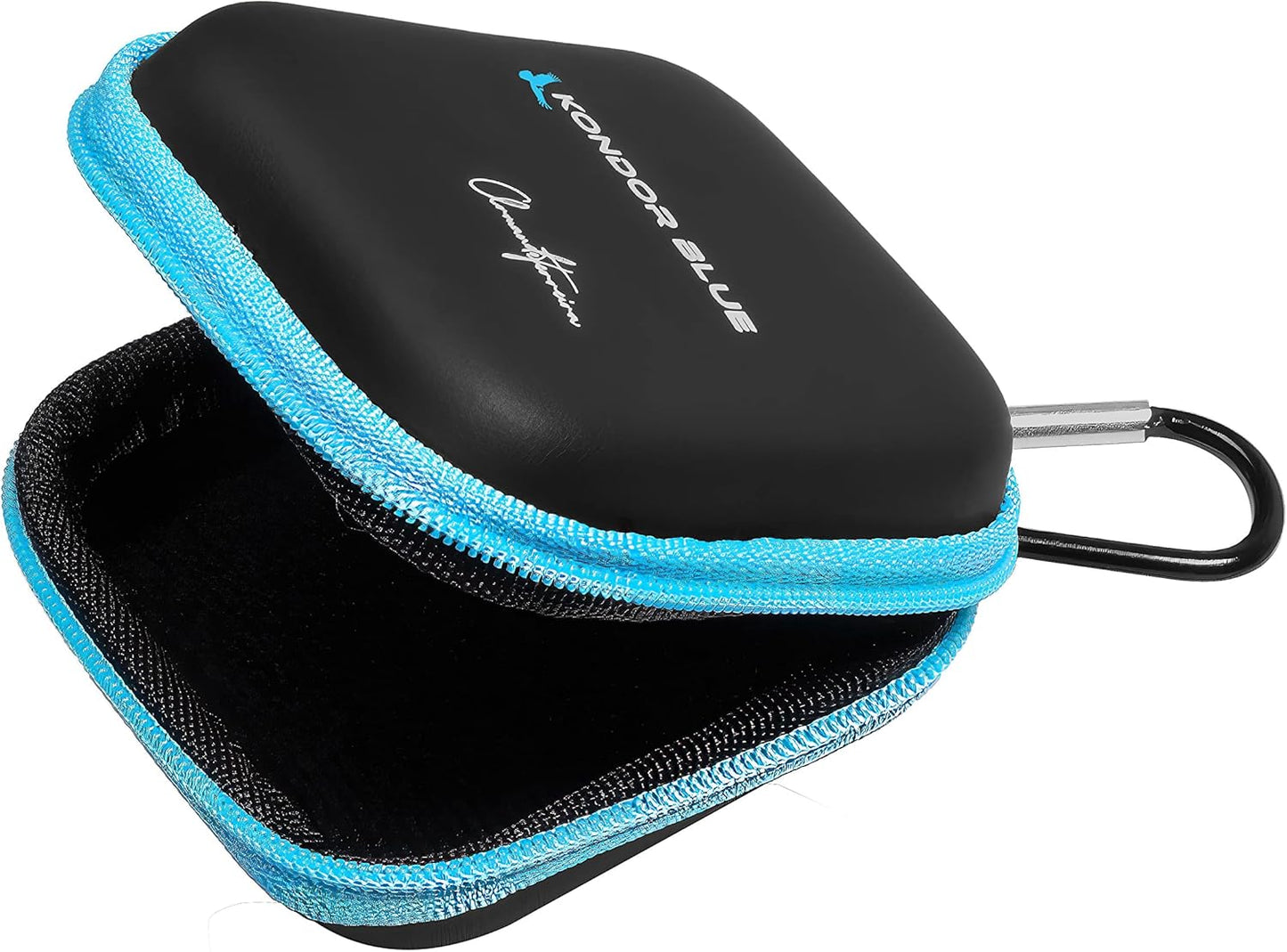 KONDOR BLUE x Armando Ferreira | MondoTies Cable Management Clips for Cameras | Cable organization, 1/4"-20 Mounted, Holds 2-3 cables, & Supports up to 20lbs of force (5-Pack) | Blue