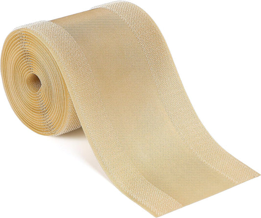 WILLBOND Carpet Cord Cover Cable Grip Floor Cover Cable Protector Management Only for Commercial Office Carpet(Khaki,9.84 ft)