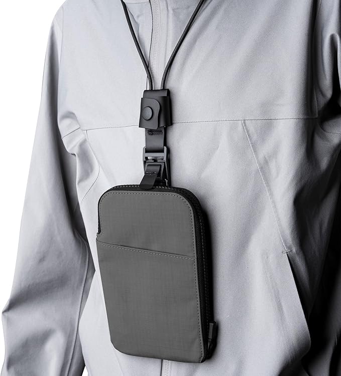 ALPAKA Zip Travel Wallet - Store Your Travel Accessories Efficiently - 3 Internal Pockets For Your Passport and More - 2 Card Slots - Made From Recycled and RFID-Protective Material