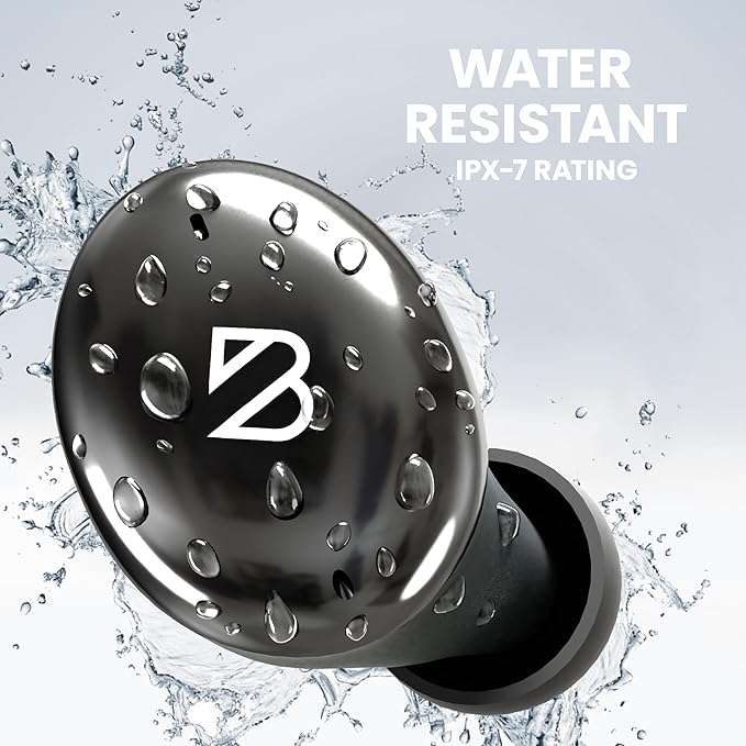 Back Bay Audio Tempo 30 Wireless Earbuds for Small Ears - Award-Winning Sound, Sweatproof Bluetooth Earbuds, Comfortable Ear Buds for Women, Black Earphones Small Ear Canals, Long Battery Headphones