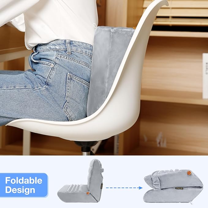 MOSISO Tablet Pillow Stand,Soft Tablet Holder for Lap,Tablet Soft Pad Dock with Pockets&Stylus Slot&4 Viewing Angles Compatible with iPad Pro 12.9,11,10.5,9.7,Air Mini 6,5,4,3, E-Reader, Gray