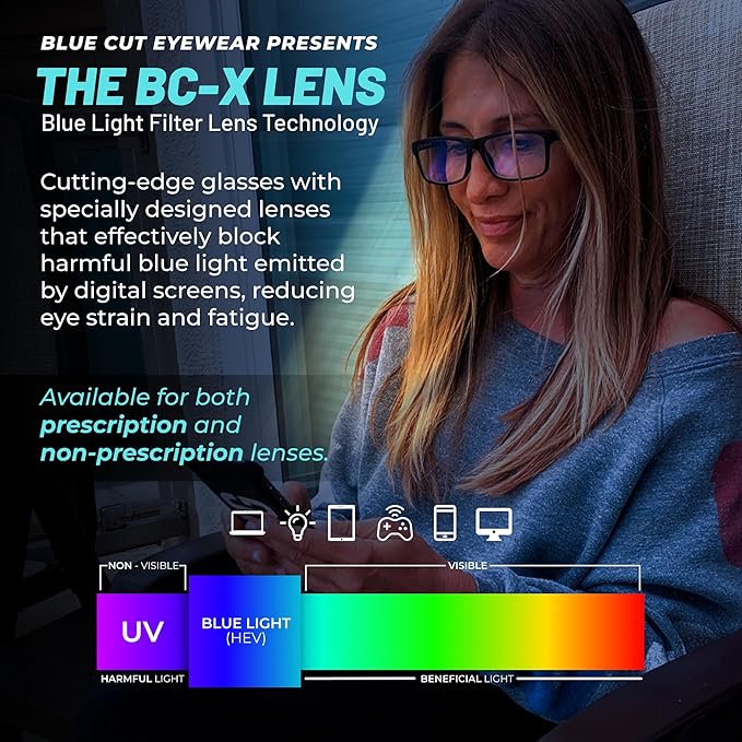 Blue Light Blocking Glasses For Men/Women Anti-Fatigue Computer Monitor Gaming Glasses Reduce Eye Strain Game Glasses