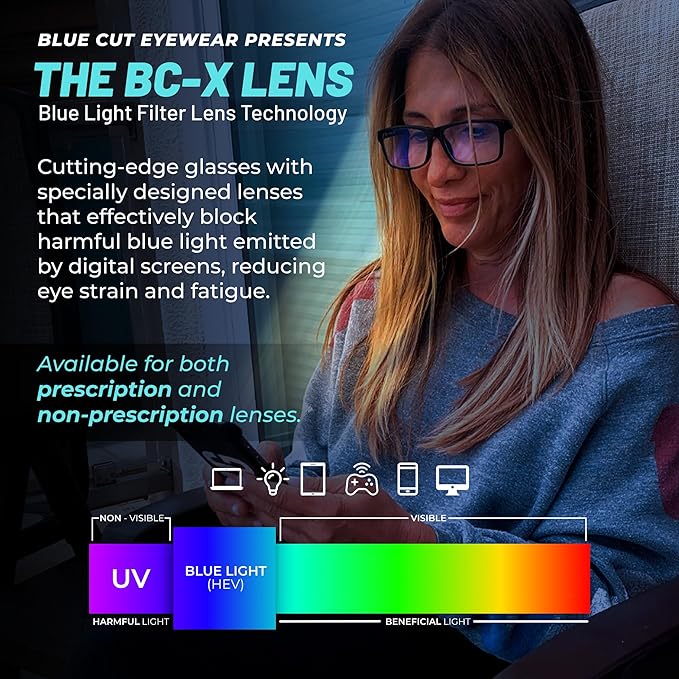 Blue Light Blocking Glasses For Men/Women Anti-Fatigue Computer Monitor Gaming Glasses Reduce Eye Strain Game Glasses